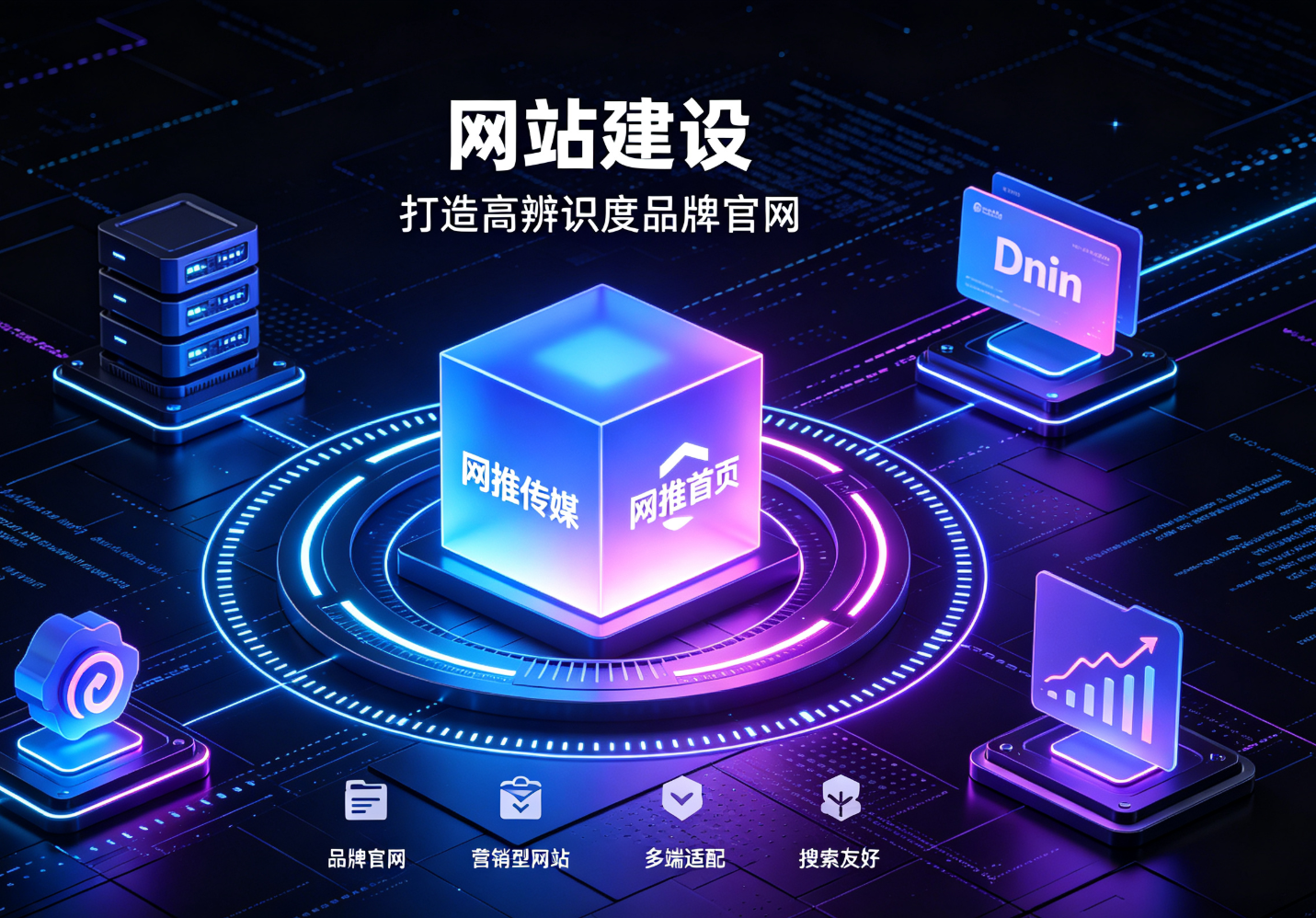 网站建设与小程序开发后台管理系统界面